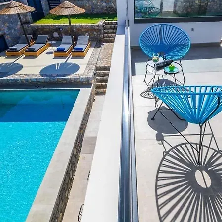 Sleeps 4 Pool Air Con Wifi Villa Líndos